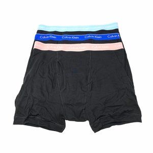 🎄 SANTA’S DEAL 🎄 Calvin Klein 3 PACK Men's Boxer Brief Black Cotton Underwear